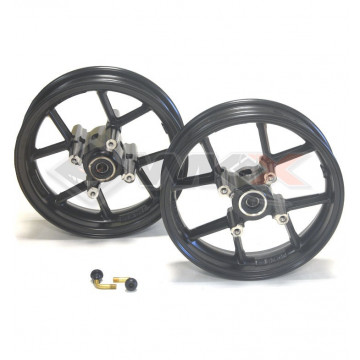 Set de jantes alu supermotard 10'