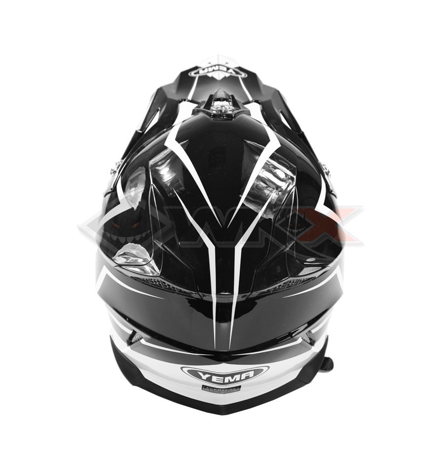 Taille S - Noir - Moto rcycle jeunesse enfants enfant casque intégral moto  cross casco moto tout-terrain rue lunettes gants vélo casques vtt capacete