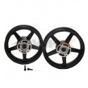 Set de jantes alu supermotard 12' Set de jantes alu supermotard 12'