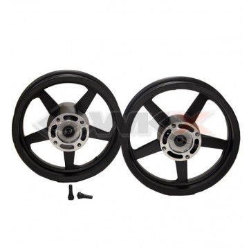Set de jantes alu supermotard 12'