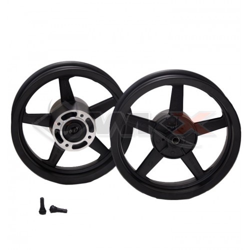 Set de jantes alu supermotard 12'