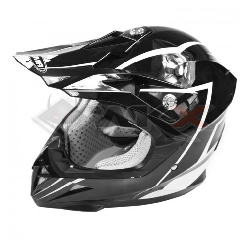 Piece Casque YEMA NOIR taille XS de Pit Bike et Dirt Bike