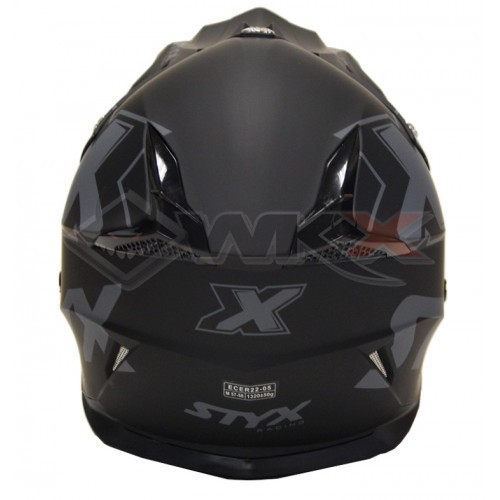 Casque enfant  STYX RACING NOIR taille YS