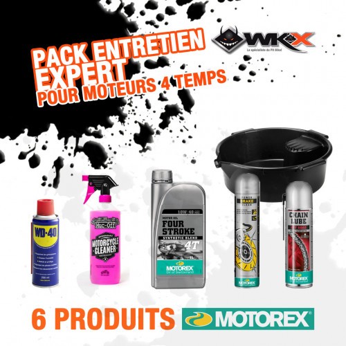 Piece Pack entretien EXPERT moteurs 4 temps MOTOREX de Pit Bike et Dirt Bike