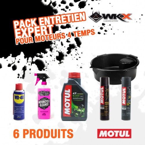 Piece Pack entretien EXPERT moteurs 4 temps MOTUL de Pit Bike et Dirt Bike