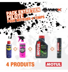 Piece Pack entretien PILOTE moteurs 4 temps MOTUL de Pit Bike et Dirt Bike