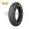 Piece Pneu Slick Supermotard Super Tendre PMT 100/85x10 de Pit Bike et Dirt Bike