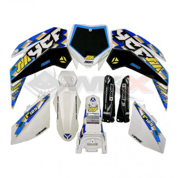 Kit plastique avec les stickers de décoration YCF SM125 2022