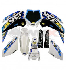 Piece Kit plastique avec les stickers de décoration YCF SM125 2022 de Pit Bike et Dirt Bike