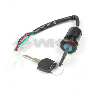 Contacteur clé fiche femelle 4 broches