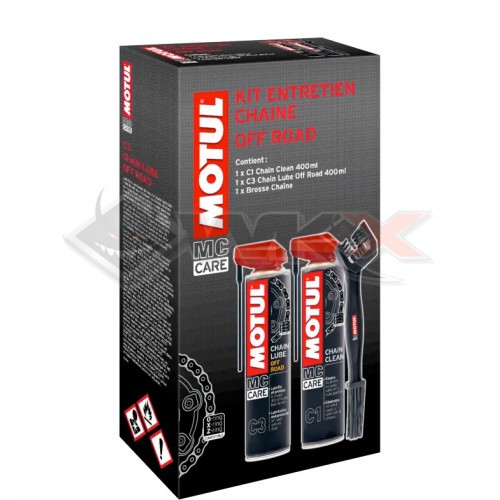 Piece Kit entretien chaîne MOTUL Off road de Pit Bike et Dirt Bike Piece Kit entretien chaîne MOTUL Off road de Pit Bike et Dirt Bike