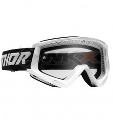 Piece Masque THOR COMBAT RACER BLANC de Pit Bike et Dirt Bike