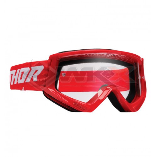 Piece Masque THOR COMBAT RACER ROUGE de Pit Bike et Dirt Bike