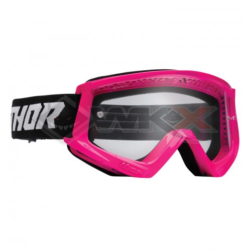 Piece Masque THOR COMBAT RACER ROSE de Pit Bike et Dirt Bike