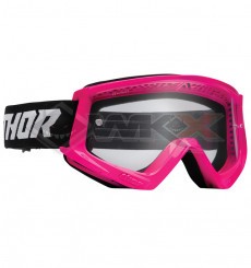 Piece Masque THOR COMBAT RACER ROSE de Pit Bike et Dirt Bike