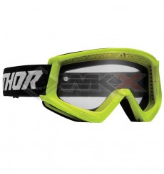 Piece Masque THOR COMBAT RACER JAUNE FLUO de Pit Bike et Dirt Bike