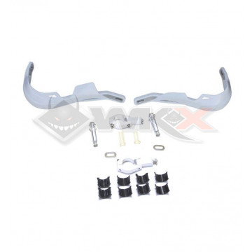 Protège-mains supermotard BLANC