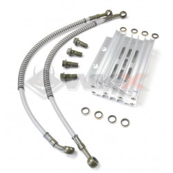 Radiateur aluminium + raccords