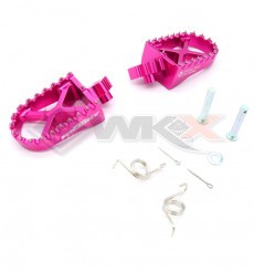 Piece Repose pieds YCF aluminium ROSE de Pit Bike et Dirt Bike