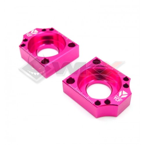 Piece Tendeur chaine YCF CNC ROSE 15mm de Pit Bike et Dirt Bike