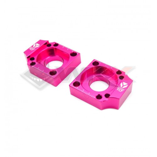 Piece Tendeur chaine YCF FACTORY ROSE 15mm de Pit Bike et Dirt Bike