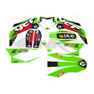 Kit décoration YCF COMPLET PILOT 150E 2022 SÉRIE LIMITÉE