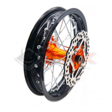 Jante arrière aluminium YCF 12' ORANGE