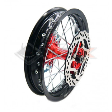 Jante arrière aluminium YCF 12' ROUGE