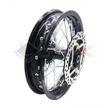 Jante arrière aluminium YCF 12' NOIR