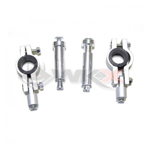 Protège-mains supermotard Modèle 2 BLANC