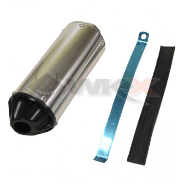 Cartouche d'échappement CNC 38mm Noir