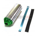 Cartouche d'échappement CNC 38mm Vert