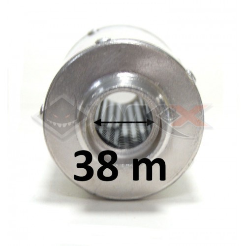 Cartouche d'échappement CNC 38mm Bleu