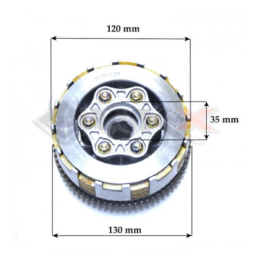 Embrayage renforcé 7 disques pour moteur 150-250-300cc VERTICAL