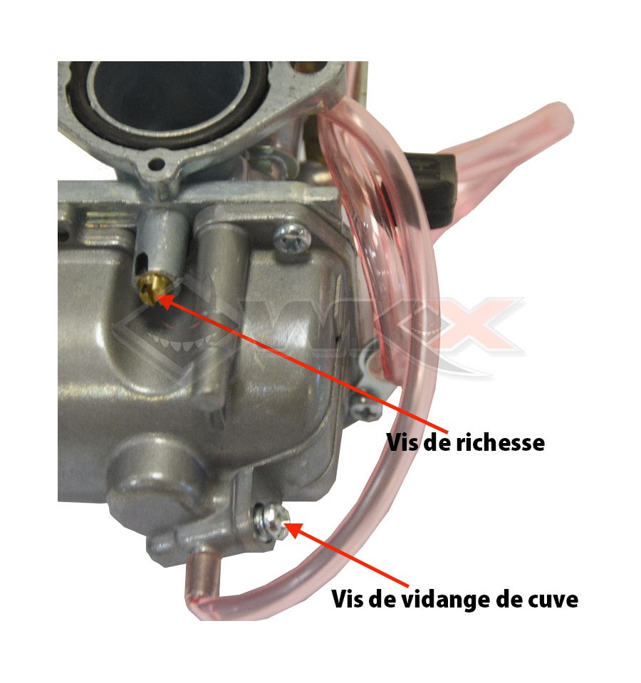NEW MOTORZ Pipe D'admission Déportée 24mm - Pour Mini-motos 50/125cc (Skyteam Dax, Monkey, Gorilla...)