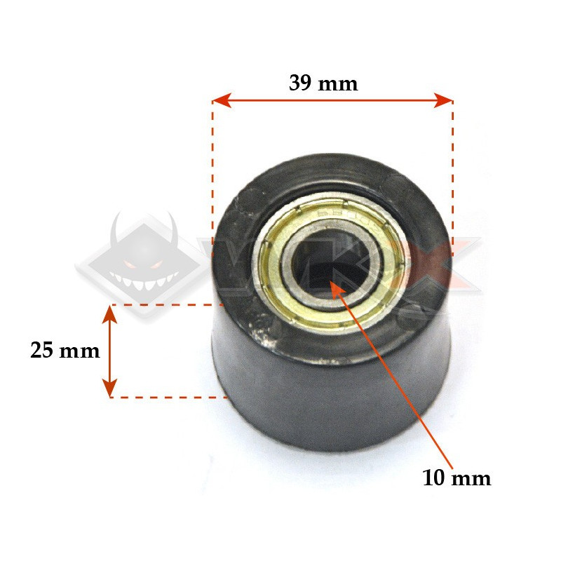 Roulette de chaine 10 mm pour quad enfant Speedbird et Bazooka