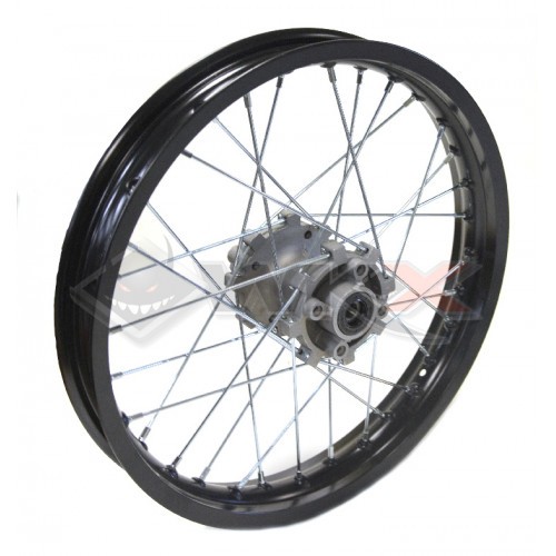 Piece Jante arrière en aluminium 18 pouces axe 15 mm de Pit Bike et Dirt Bike