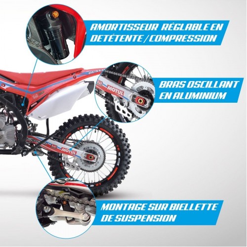Motocross 300cc GUNSHOT MX-3 ROUGE   - édition 2024