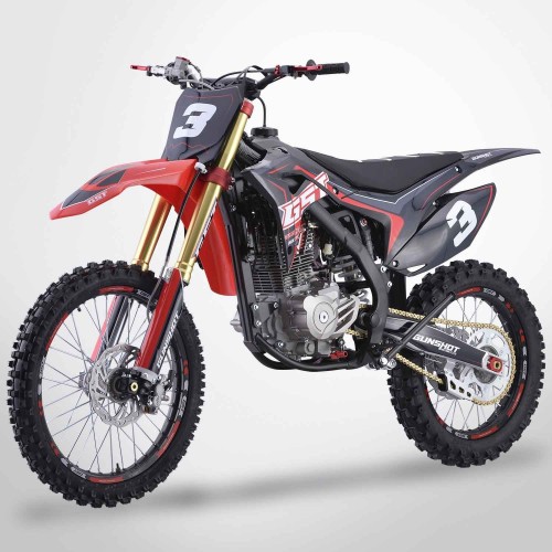 Motocross 300cc GUNSHOT MX-3 R 4V NOIR   - édition 2024
