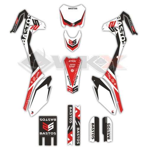 Piece Kit déco MXR 250cc de Pit Bike et Dirt Bike