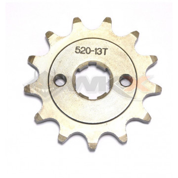 Pignon de sortie de boite axe 20 mm 13 dents 520