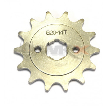 Pignon de sortie de boite axe 20 mm 14 dents 520