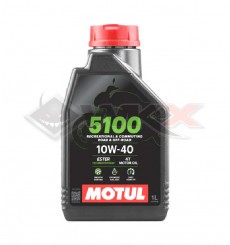 Piece Huile moteur MOTUL 5100 10W40 4T 1 Litre de Pit Bike et Dirt Bike