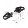 Piece Repose pieds YCF aluminium NOIR de Pit Bike et Dirt Bike