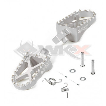 Repose pieds YCF aluminium GRIS