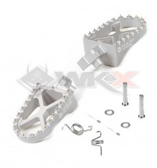 Piece Repose pieds YCF aluminium GRIS de Pit Bike et Dirt Bike