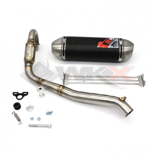 Ligne d'échappement alu inox SCALVINI simple pot type YCF START