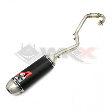 Ligne d'échappement alu inox SCALVINI simple pot type YCF PILOT