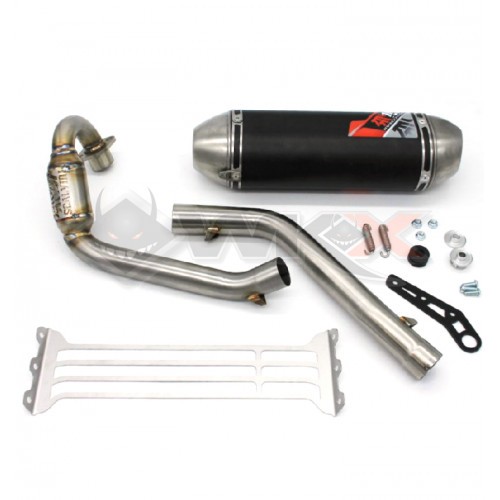 Ligne d'échappement alu inox SCALVINI simple pot type YCF PILOT