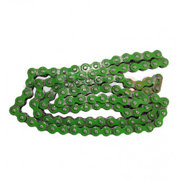 Chaine transmission renforcée 420 116 maillons YCF BIGY VERT